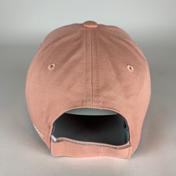 Adidas Unisex Aeroready Peach Colored Relaxed Fit Strapback Adjustable Hat - Picture 3 of 6